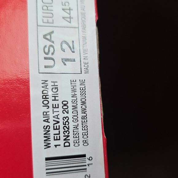 Nike Air Jordan 1 Elevate High Celestial Gold DN3253-200 Women New Size 12 - Picture 15 of 15